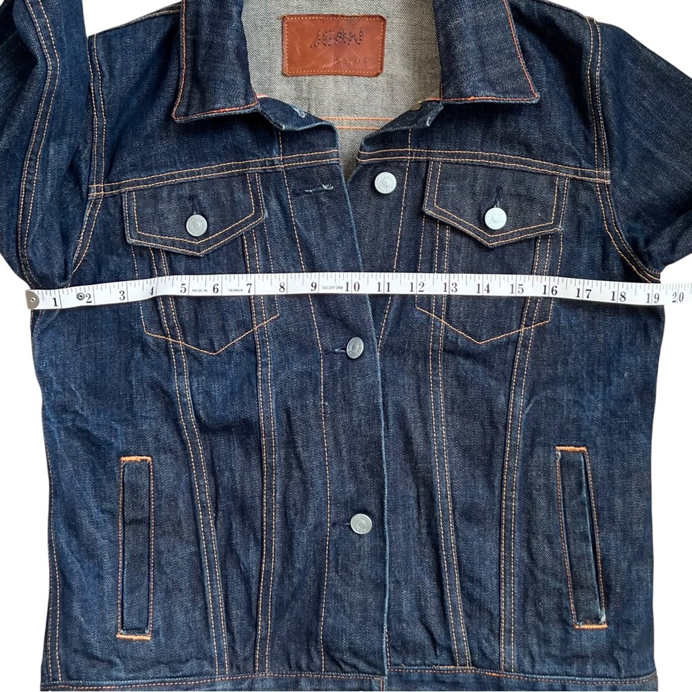 Vintage Jean Shop Jacket Selvedge Denim Trucker NYC - Picture 12 of 16